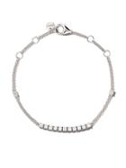 Alinka 18kt White Gold Riviera Diamond Bracelet - Silver