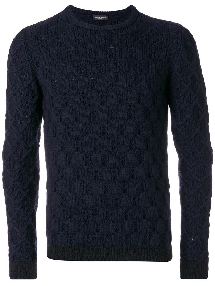 Roberto Collina - Classic Fitted Sweater - Men - Nylon/mohair/merino - 52, Blue, Nylon/mohair/merino