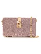 Dolce & Gabbana Crystal Embellished Box Clutch - Pink