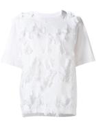 Lareida - Rosalin Roundneck Shortsleeve Shirt - Women - Cotton/spandex/elastane - S, White, Cotton/spandex/elastane