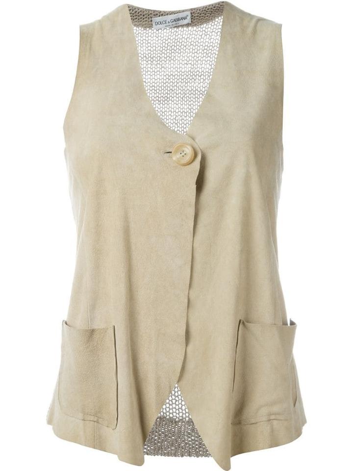 Dolce & Gabbana Pre-owned Knitted Back Vest - Neutrals