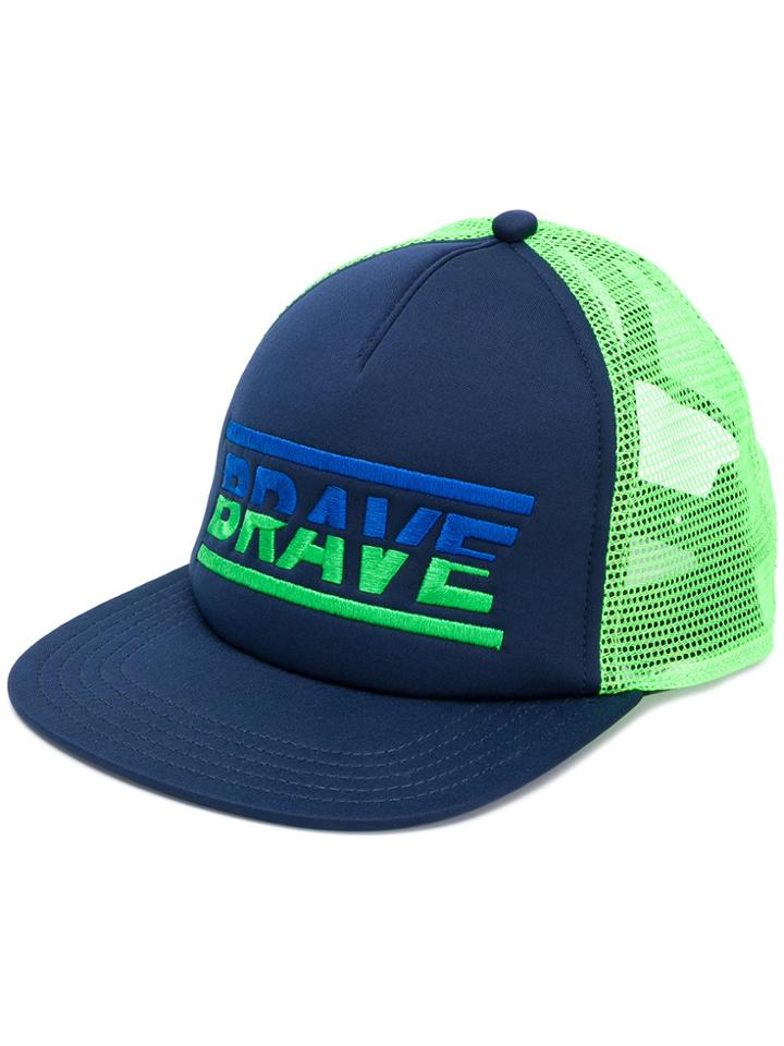 Diesel Front Printed Cap - Blue