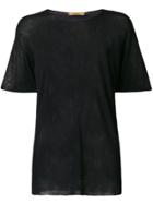 Nuur Sheer T-shirt - Black