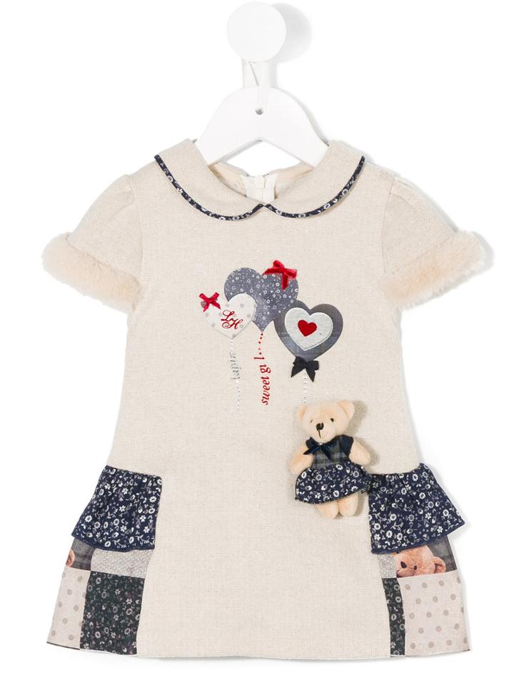Lapin House - Bear Dress - Kids - Cotton/polyester - 24 Mth, Nude/neutrals