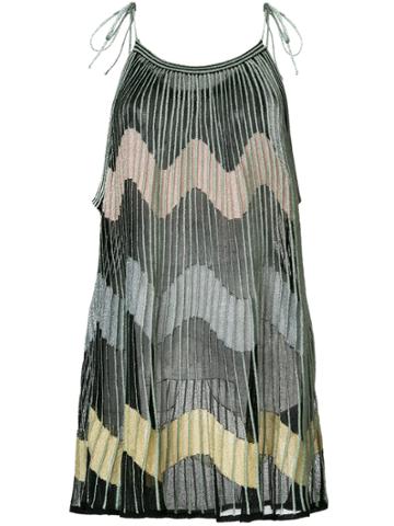 M Missoni Wave Patterned Blouse - Black