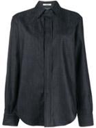 Zilver Button-down Shirt In Pre-consumer Recycled Denim - Blue