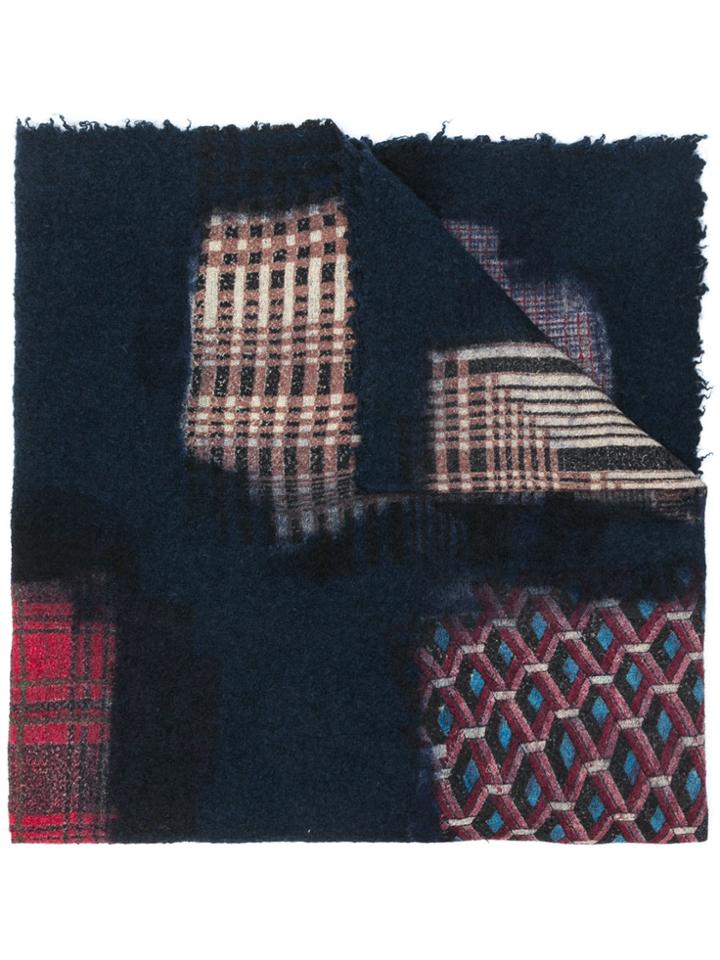 Faliero Sarti Marialia Printed Scarf - Blue