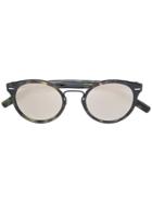 Dior Eyewear Double Bridge Sunglasses - Brown