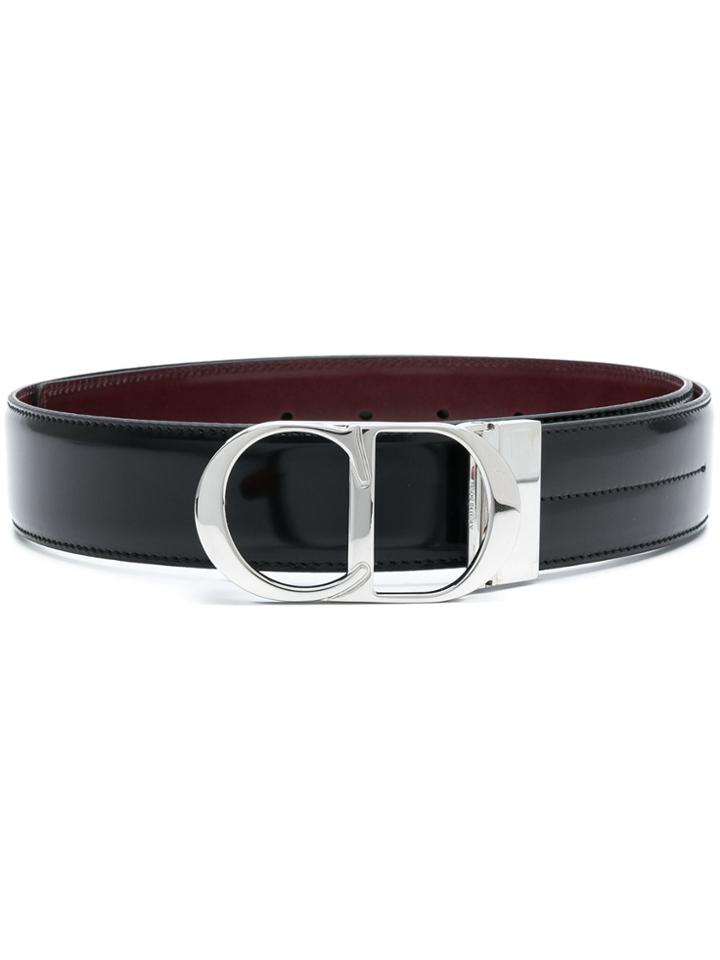 Dior Homme Logo Buckle Belt - Black