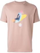 Paul Smith Red Ear Feather Print T-shirt