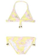 Sunuva - Floral Print Bikini - Kids - Polyamide/spandex/elastane - 5 Yrs, Yellow/orange