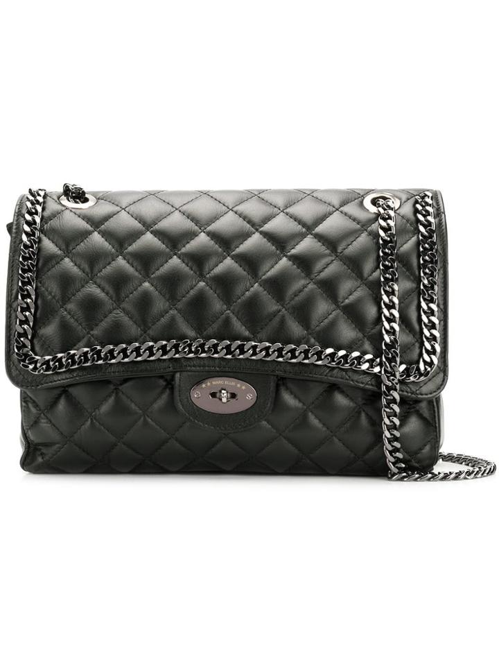Marc Ellis Keisha Quilted Shoulder Bag - Black