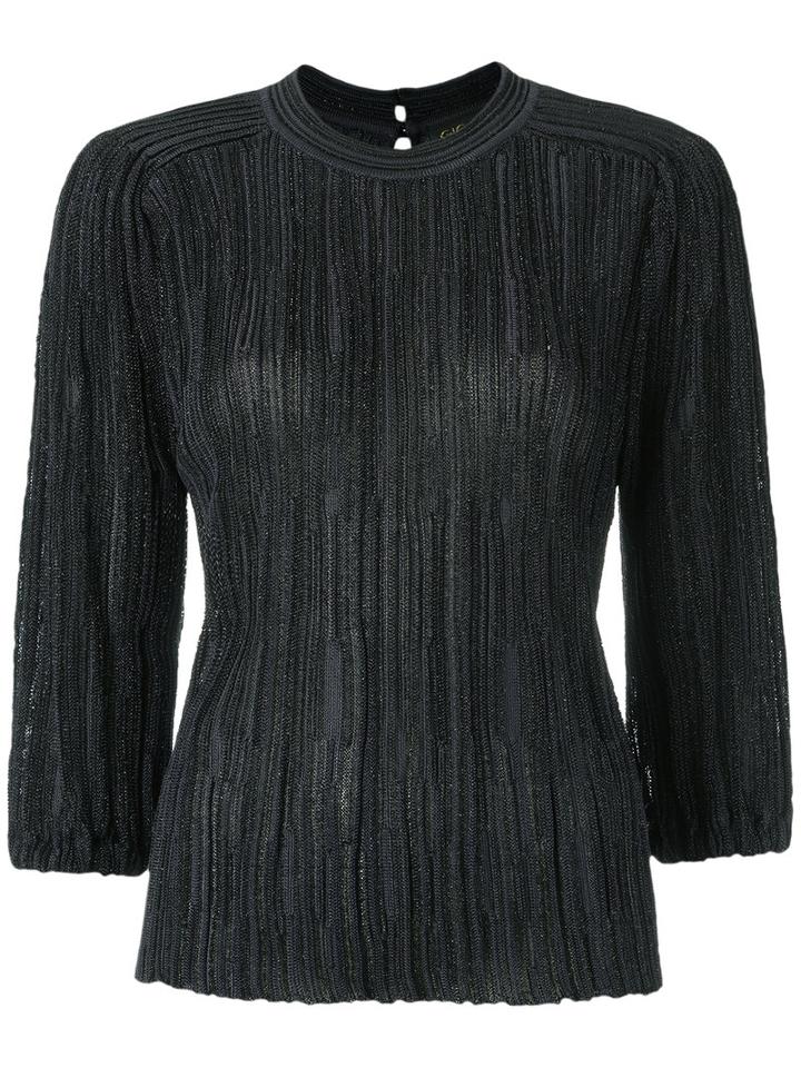 Gig - Knitted Blouse - Women - Polyamide/polyester/viscose - G, Black, Polyamide/polyester/viscose