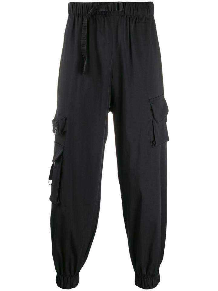 Numero00 Cargo Pocket Track Pants - Black