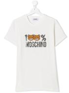 Moschino Kids Toy Bear T-shirt - White
