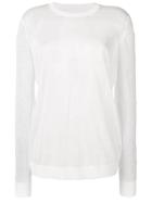 Maison Margiela Metallic Band Jumper - White