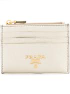 Prada Top Zipped Wallet - Metallic