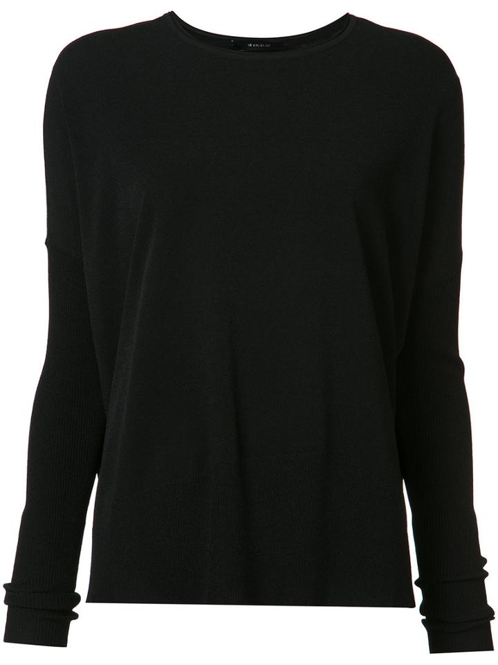 Victor Alfaro - Crew Neck Jumper - Women - Polyester/viscose - S, Black, Polyester/viscose