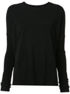 Victor Alfaro - Crew Neck Jumper - Women - Polyester/viscose - S, Black, Polyester/viscose