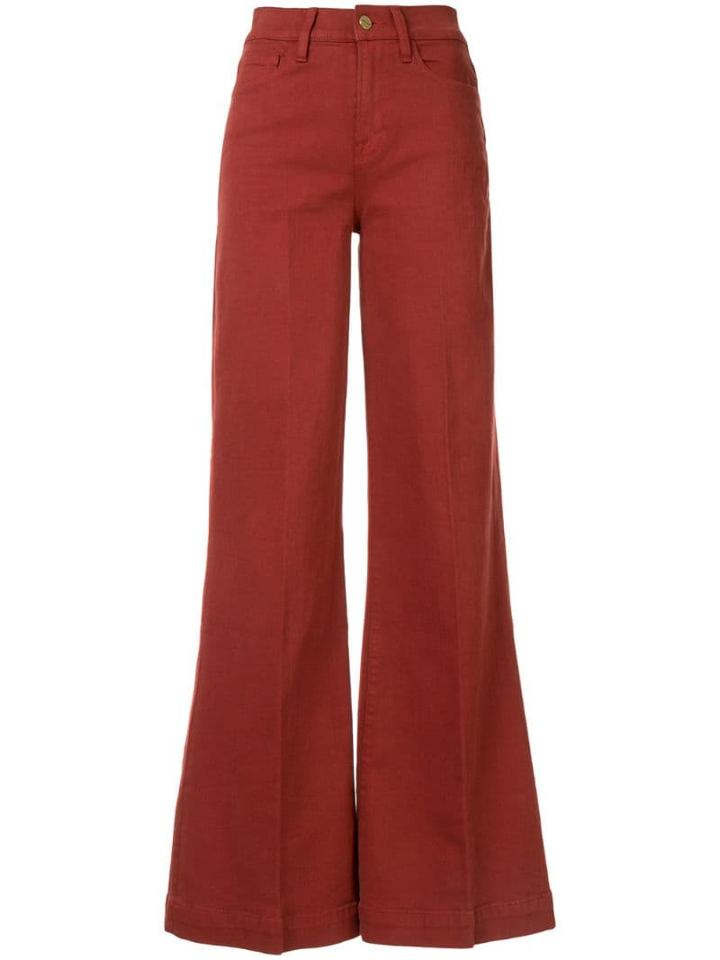 Frame Wide-leg Flared Jeans