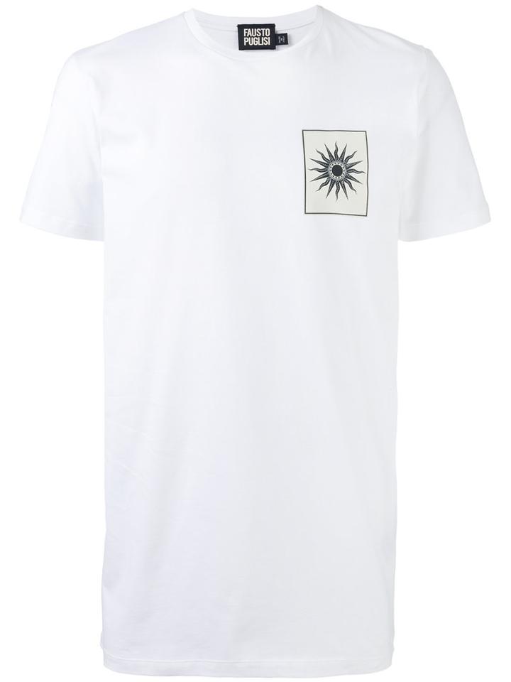 Fausto Puglisi - Patch Detail T-shirt - Men - Cotton - 48, White, Cotton