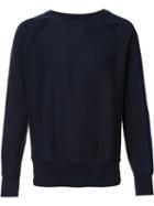 Engineered Garments Stripe Detail Sweatshirt, Men's, Size: Xs, Black, Cotton