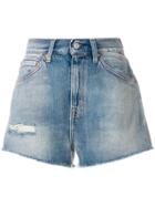Levi's Vintage Clothing Distressed Denim Shorts - Blue