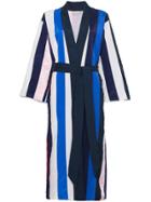 Natasha Zinko Striped Midi Robe - Multicolour