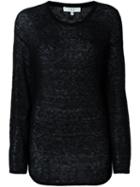 Iro Sheer Longsleeved T-shirt, Women's, Size: Xs, Black, Polyamide/alpaca