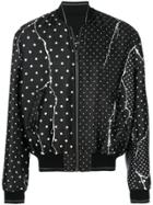 Haider Ackermann Polka-dot Bomber Jacket - Black