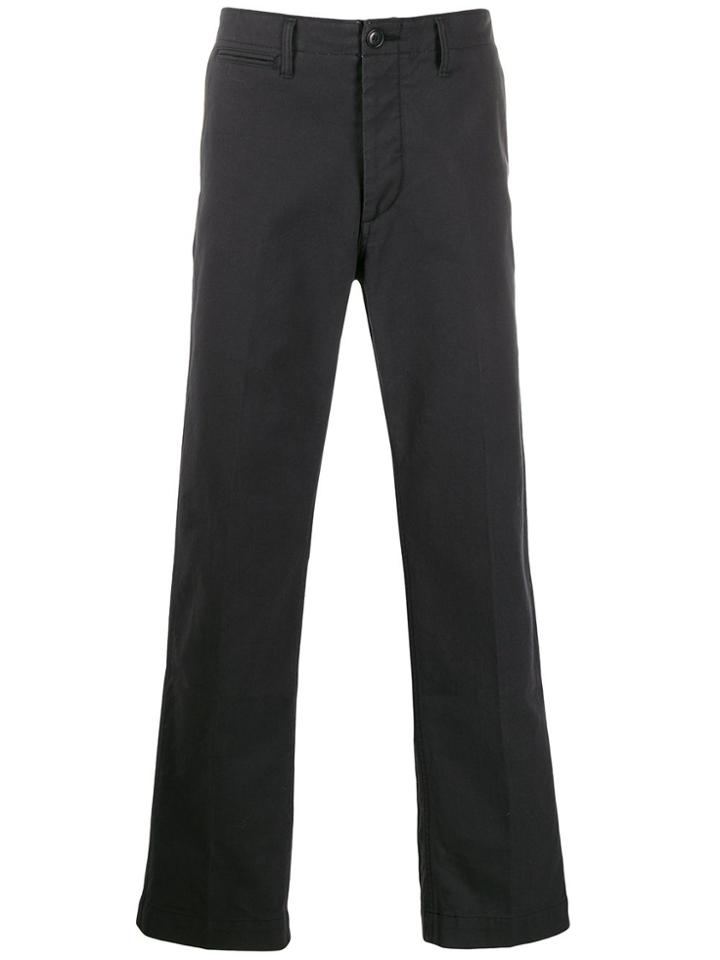 Visvim Loose-fit Chino Trousers - Black