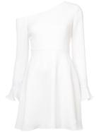 Likely Asymmetric One-shoulder Dress - White