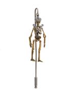 Alexander Mcqueen Skeleton Brooch - Metallic