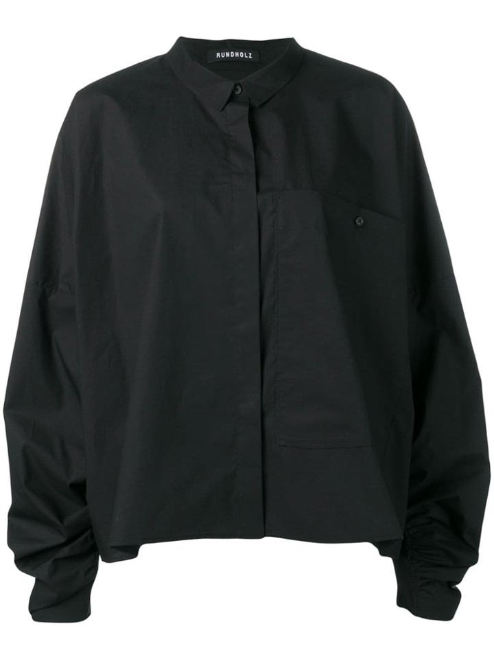Rundholz Extra-long Sleeve Shirt - Black