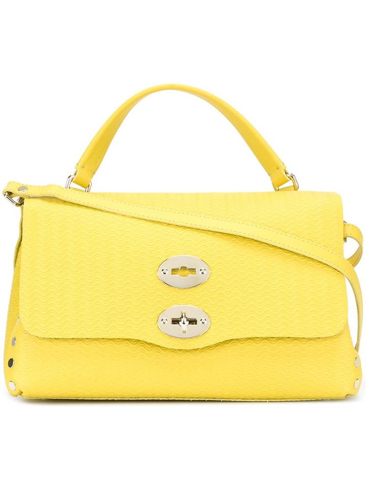 Zanellato Clasp Closure Tote Bag, Women's, Yellow/orange