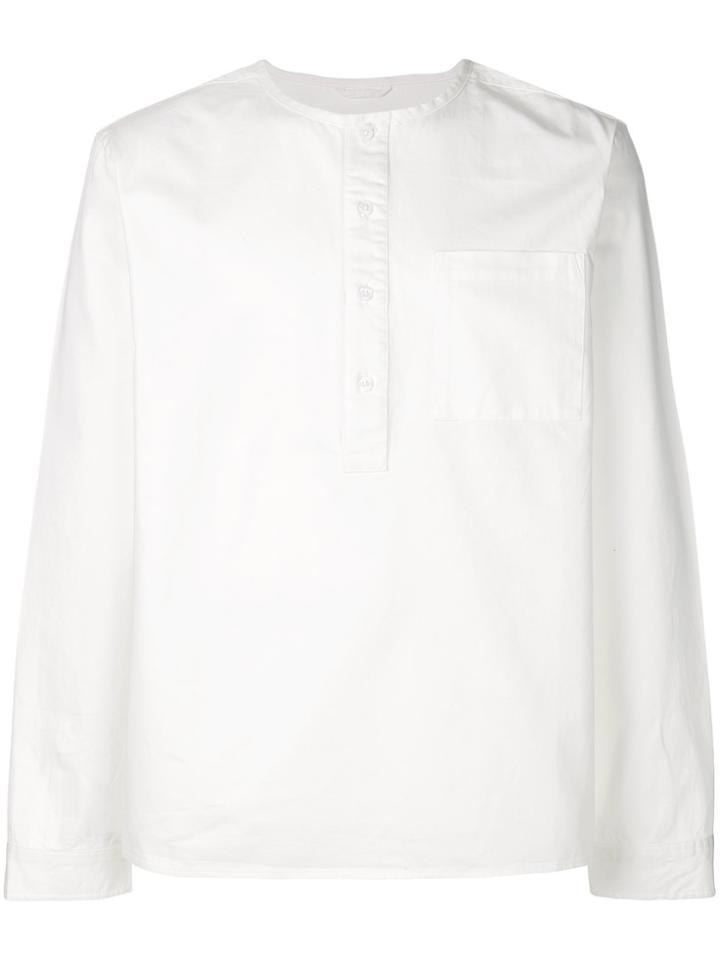 Saturdays Nyc Long-sleeve Fitted Shirt - White