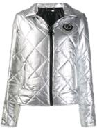 Philipp Plein Cyrstal Puffer Jacket - Grey