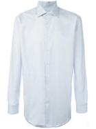 Etro Micro Print Shirt, Men's, Size: 43, White, Cotton