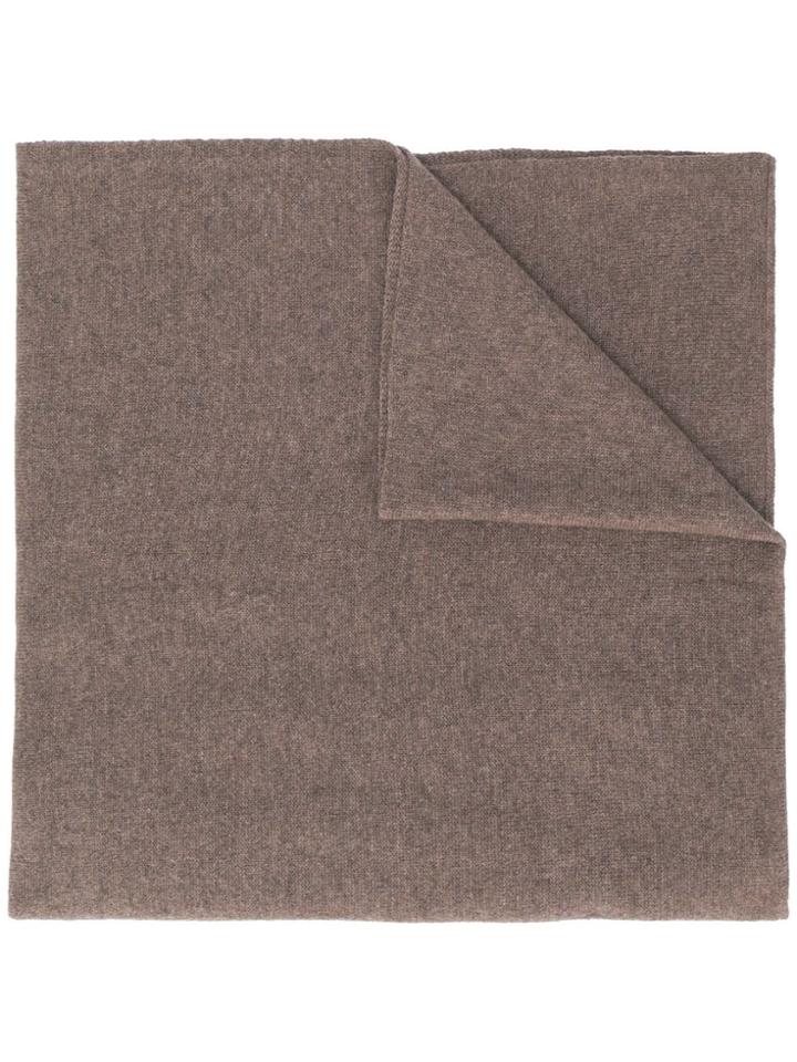 Blanca Knitted Scarf - Brown