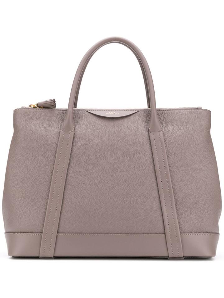 Anya Hindmarch Ebury Zipped Tote - Nude & Neutrals