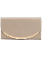 See By Chloé Metallic Flap Wallet - Nude & Neutrals