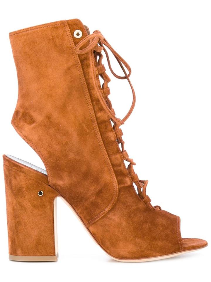 Laurence Dacade Nelly Cut-out Boots - Brown