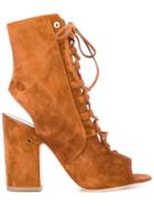 Laurence Dacade Nelly Cut-out Boots - Brown