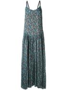 Twin-set - Floral-print Maxi Dress - Women - Silk/polyester/viscose - 46, Silk/polyester/viscose