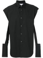 Comme Des Garçons Shirt Cut-out Detailed Shirt - Black