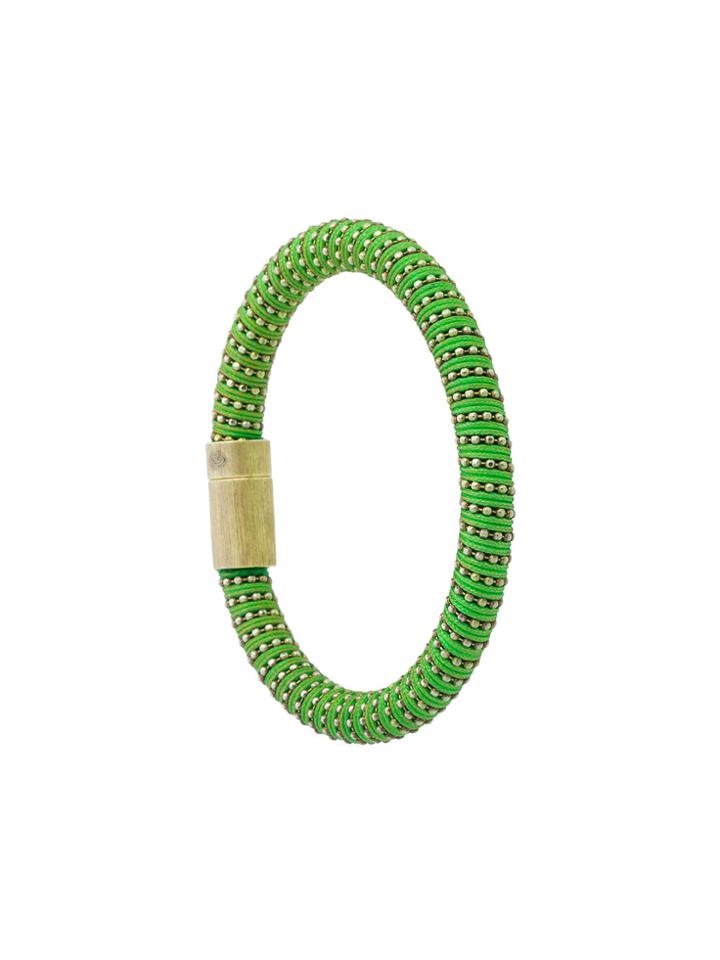 Carolina Bucci Twister Bracelet - Green