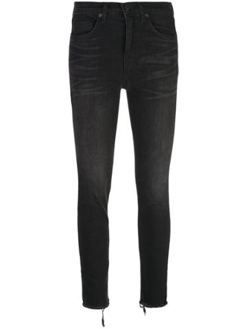 Nili Lotan Basalt Wash Skinny Jeans - Black