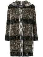 Gianluca Capannolo Knitted Check Coat - Nude & Neutrals