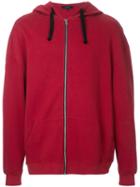 Iro - Pedro Zipped Hoodie - Men - Cotton - M, Red, Cotton