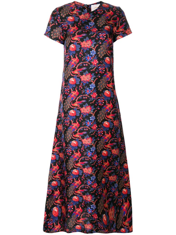 La Doublej Pavone Nero Swing Dress - Black